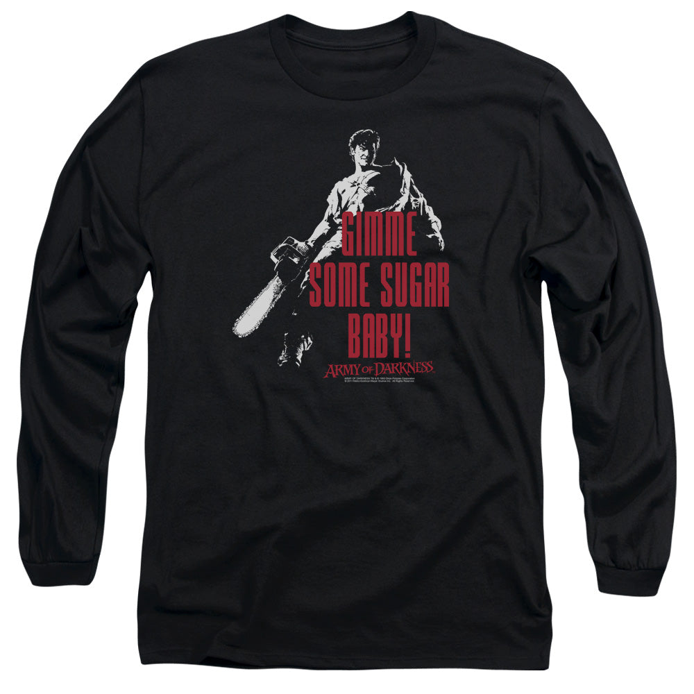 Army Of Darkness - Sugar - Long Sleeve Adult 18/1 - Black T-shirt