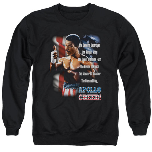 Rocky Ii - The One And Only - Adult Crewneck Sweatshirt - Black
