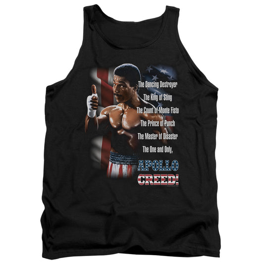 Rocky Ii The One And Only - Adult Tank - Black