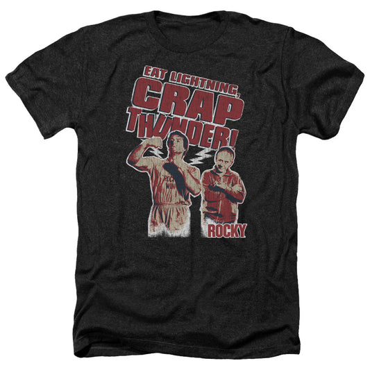 Rocky - Eat Lightning - Adult Heather-black