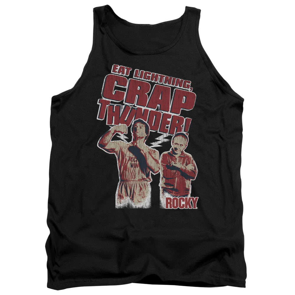 Rocky - Eat Lightning - Adult Tank - Black