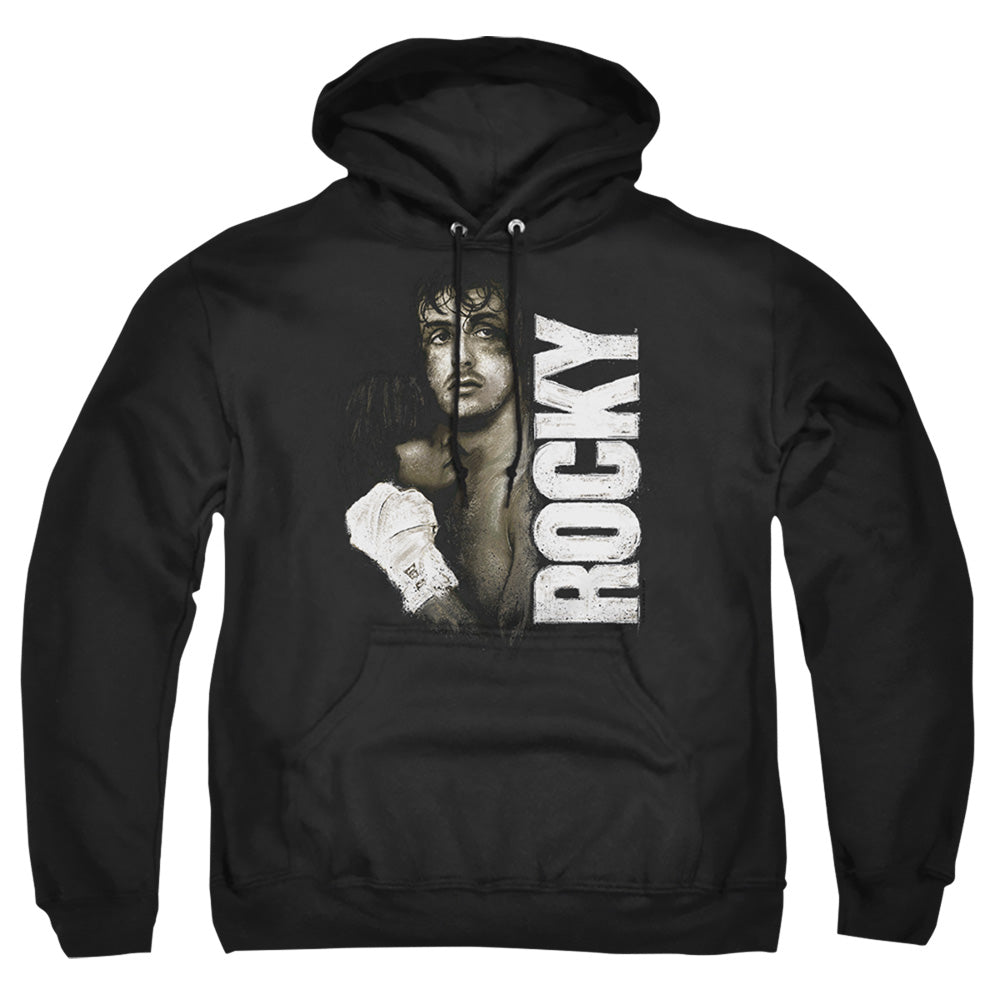 Rocky - Painted Rocky - Adult Pull-over Hoodie - Black