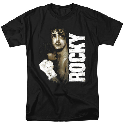 Rocky - Painted Rocky - Short Sleeve Adult 18/1 - Black T-shirt