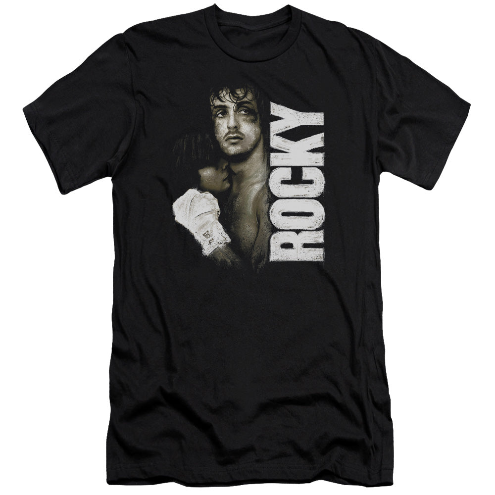 Rocky - Painted Rocky-premuim Canvas Adult Slim Fit 30/1 - Black