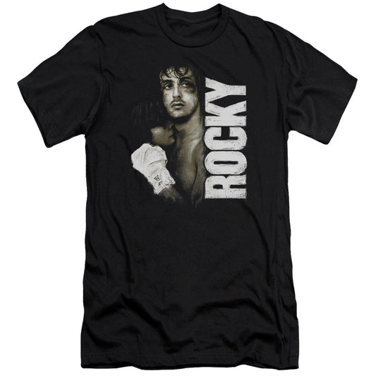 Rocky - Painted Rocky - Short Sleeve Adult 30/1 - Black T-shirt