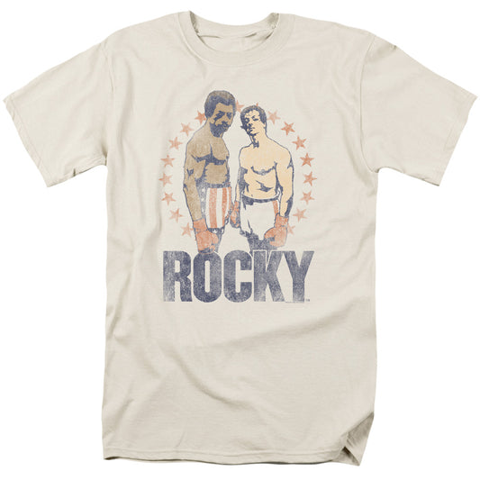 Rocky - Creed And Balboa - Short Sleeve Adult 18/1 - Cream T-shirt