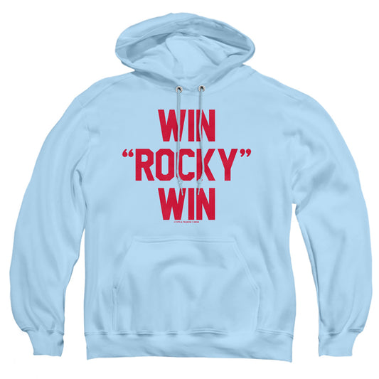Rocky - Win Rocky Win - Adult Pull-over Hoodie - Light Blue