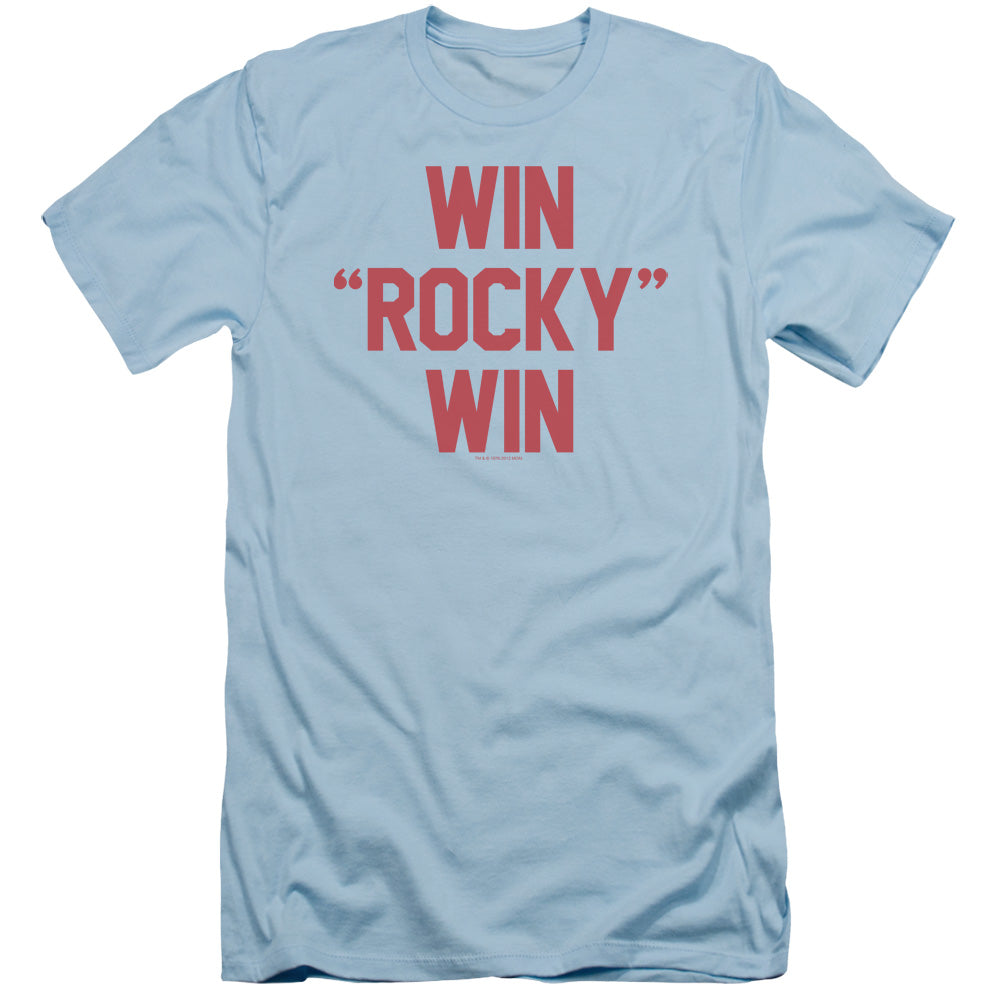 Rocky - Win Rocky Win - Short Sleeve Adult 30/1 - Light Blue T-shirt