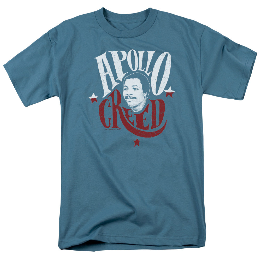 Rocky - Apollo Sign - Short Sleeve Adult 18/1 - Slate T-shirt