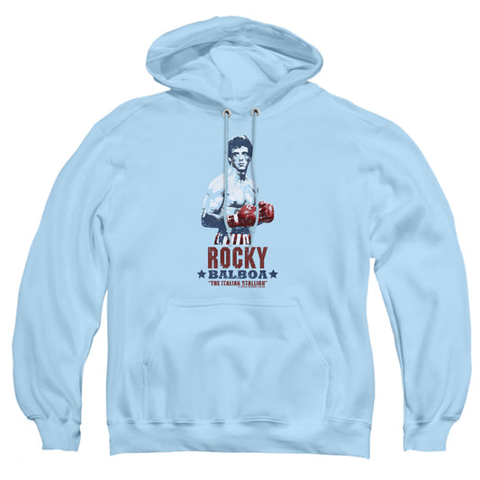 Rocky - Balboa - Adult Pull-over Hoodie - Light Blue