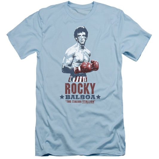 Rocky - Balboa - Short Sleeve Adult 30/1 - Light Blue T-shirt