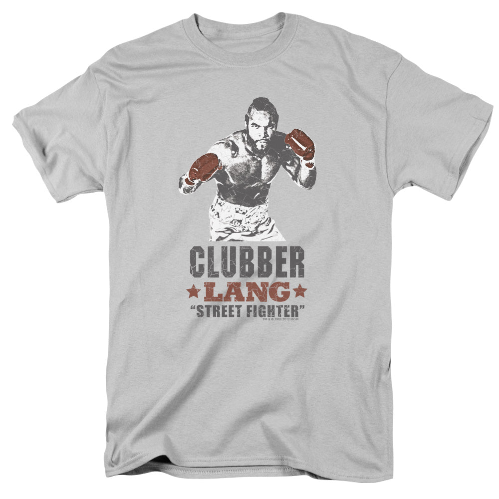 Rocky Iii - Clubber - Short Sleeve Adult 18/1 - Silver T-shirt