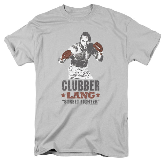 Rocky Iii - Clubber - Short Sleeve Adult 18/1 - Silver T-shirt