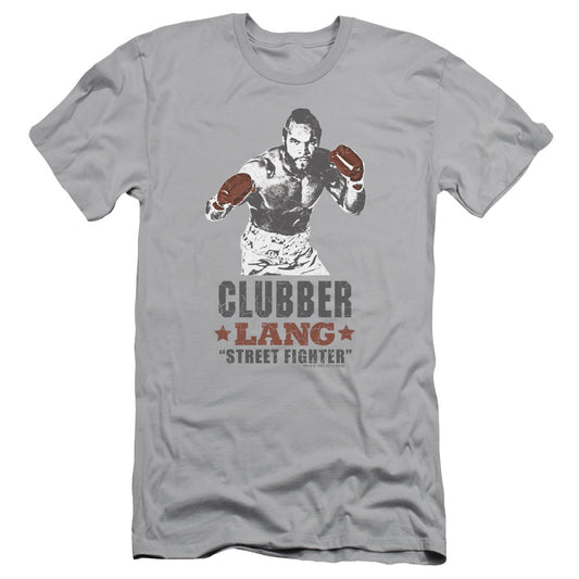Rocky Iii - Clubber - Short Sleeve Adult 30/1 - Silver T-shirt
