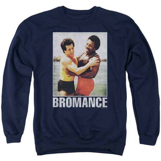 Rocky - Bromance - Adult Crewneck Sweatshirt - Navy