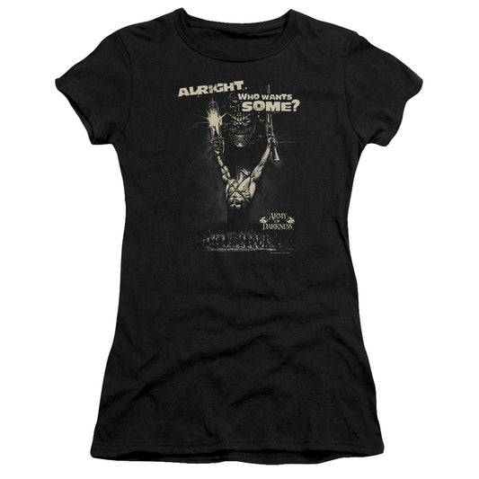 Army Of Darkness - Want Some - Short Sleeve Junior Sheer - Black T-shirt