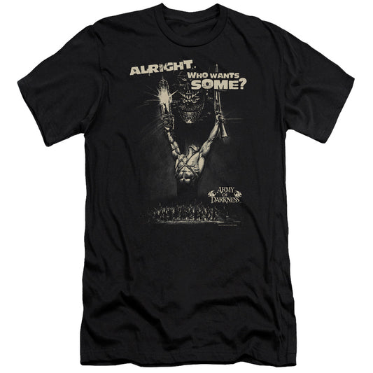 ARMY OF DARKNESS WANT SOME - S/S ADULT 30/1 - BLACK T-Shirt