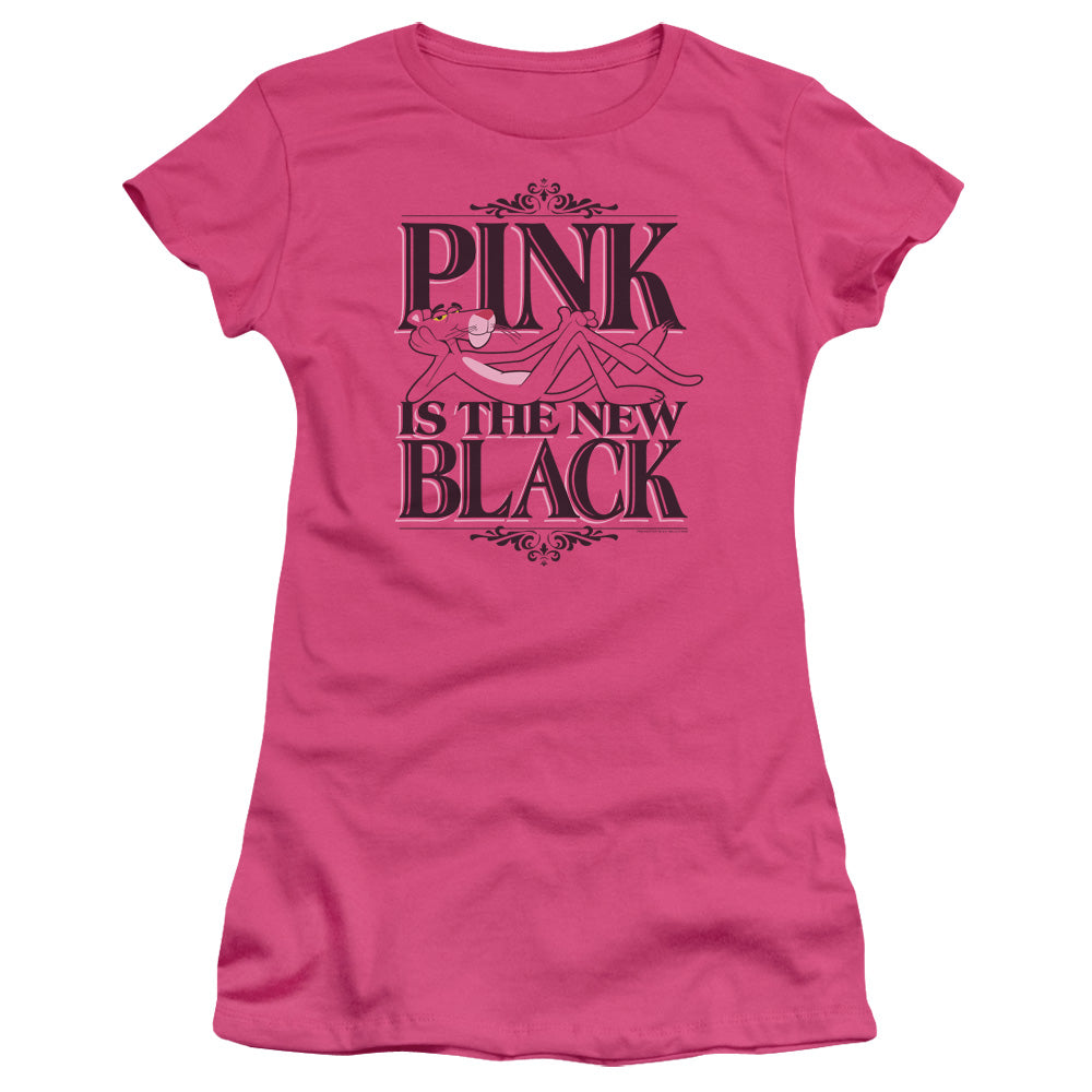 Pink Panther - The New Black - Short Sleeve Junior Sheer - Hot Pink T-shirt