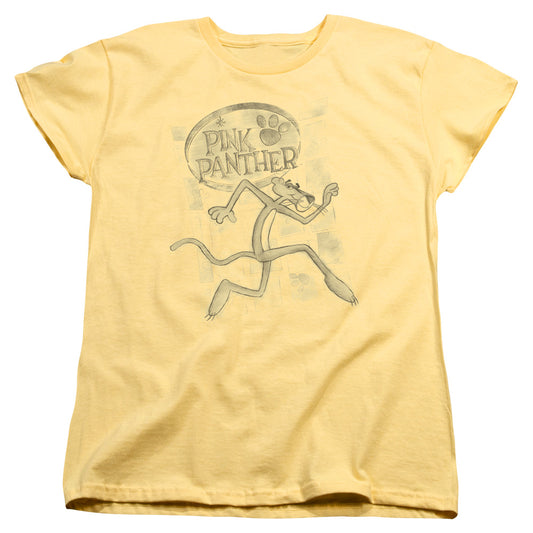 Pink Panther - Catch Me - Short Sleeve Womens Tee - Banana T-shirt