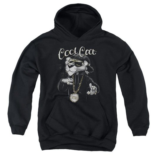 Pink Panther - Cool Cat - Youth Pull-over Hoodie - Black