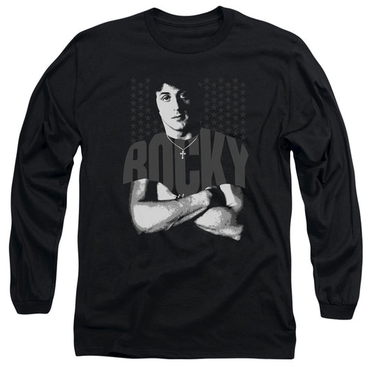 Rocky - Shirt - Long Sleeve Adult 18/1 - Black T-shirt