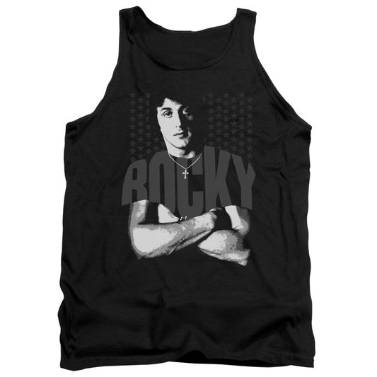 Rocky - Shirt - Adult Tank - Black