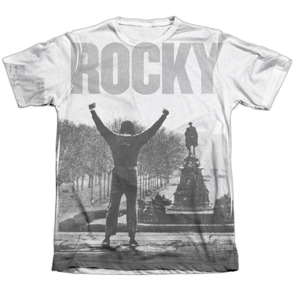 Rocky - Classic Image - Adult Poly/cotton Short Sleeve Tee - White T-shirt