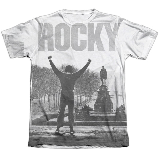 Rocky - Classic Image - Adult Poly/cotton Short Sleeve Tee - White T-shirt