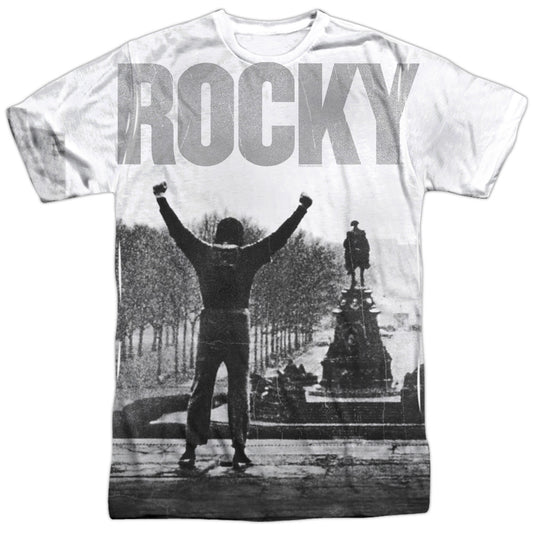 Rocky - Classic Image - Short Sleeve Adult Poly Crew - White T-shirt
