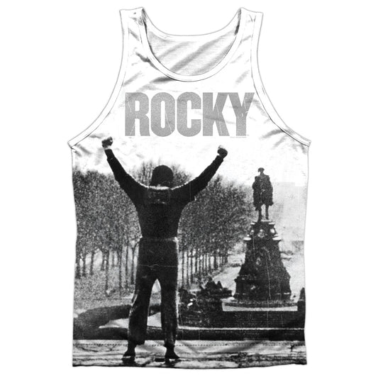 Rocky - Classic Image - Adult 100% Poly Tank Top - White