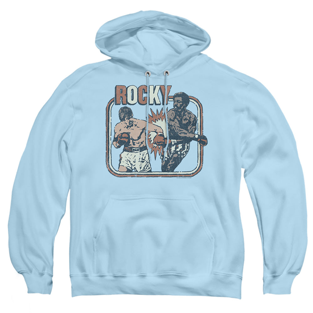 Rocky - Big Fight - Adult Pull-over Hoodie - Light Blue