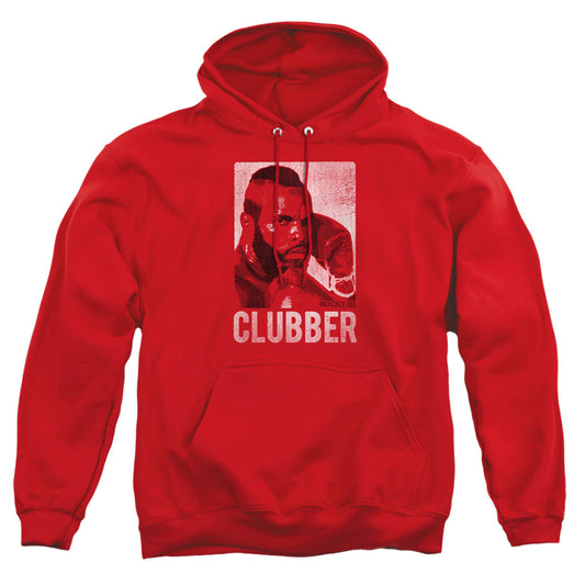 Rocky Iii - Clubber Lang - Adult Pull-over Hoodie - Red