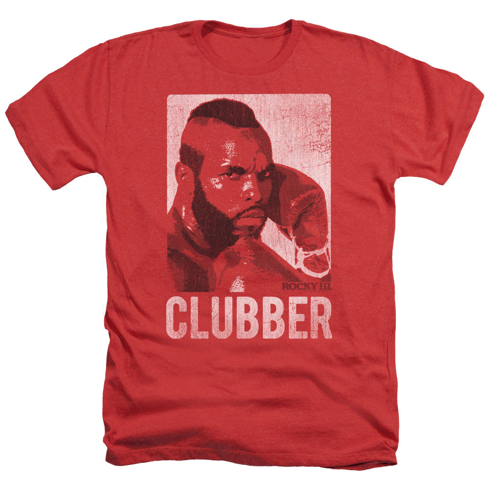 Rocky Iii - Clubber Lang - Adult Heather - Red