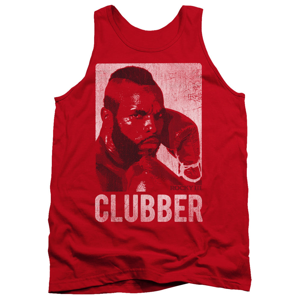 Rocky Iii - Clubber Lang - Adult Tank - Red
