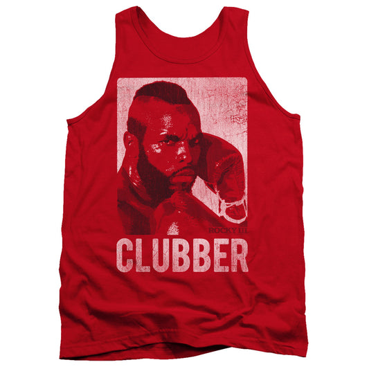 Rocky Iii - Clubber Lang - Adult Tank - Red