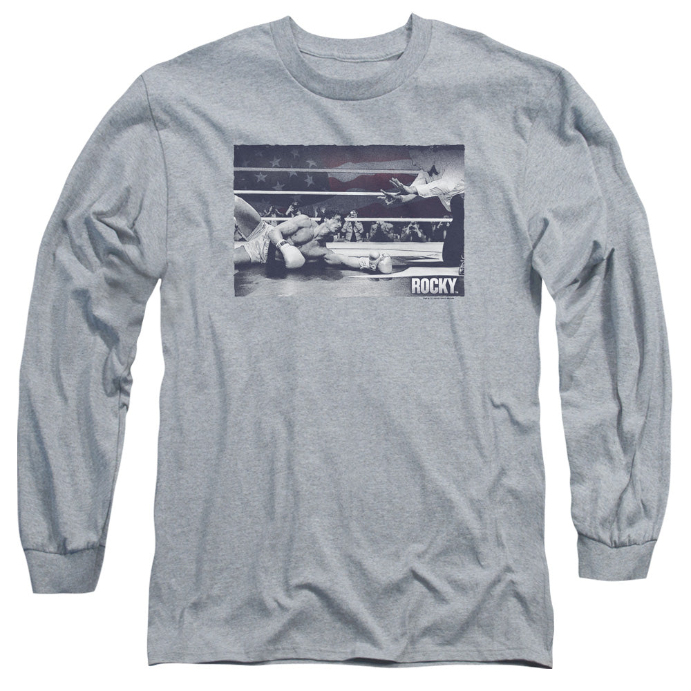 Rocky - American Will - Long Sleeve Adult 18/1 - Athletic Heather T-shirt
