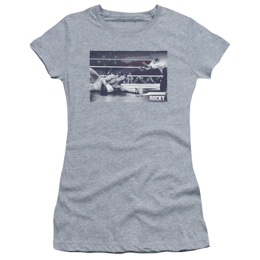Rocky - American Will - Short Sleeve Junior Sheer - Athletic Heather T-shirt