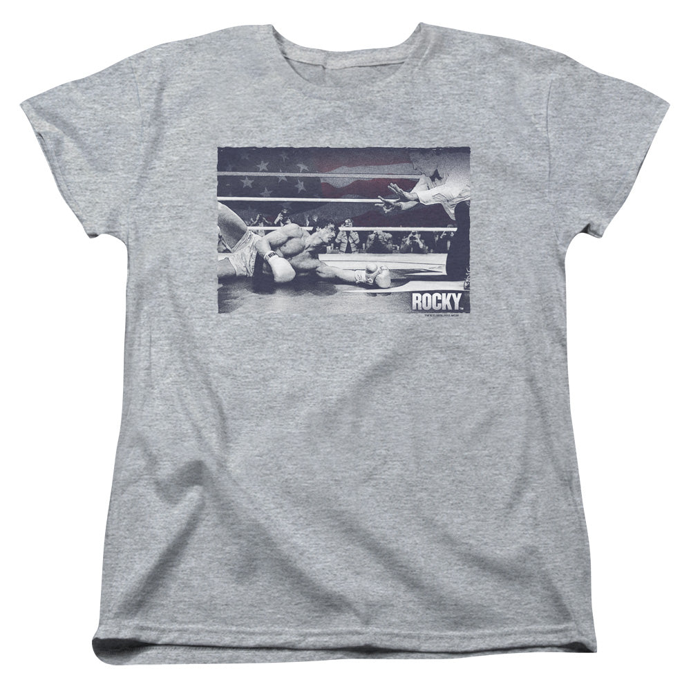 Rocky - American Will - Short Sleeve Womens Tee - Athletic Heather T-shirt