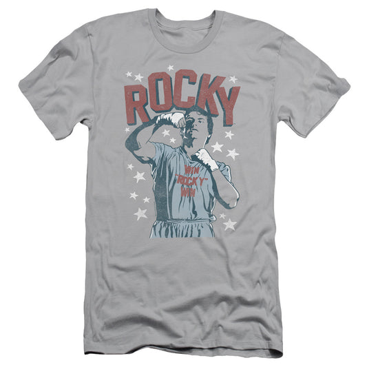 Rocky - In Training - Short Sleeve Adult 30/1 - Silver T-shirt