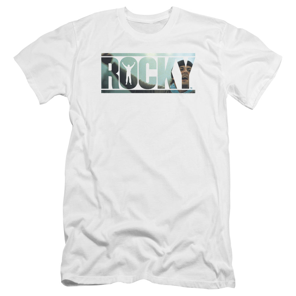 Rocky - Cutout Logo-premuim Canvas Adult Slim Fit 30/1 - White