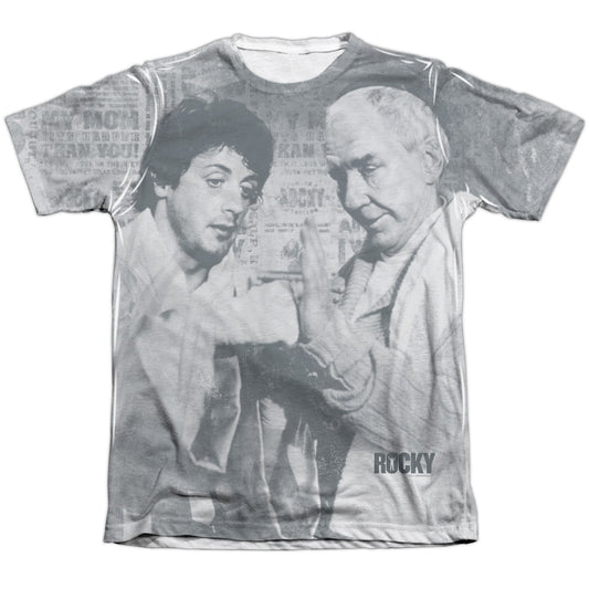 Rocky - Ready - Adult Poly/cotton Short Sleeve Tee - White T-shirt