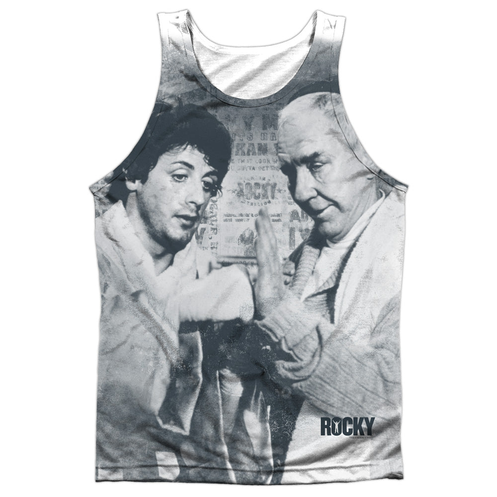 Rocky - Ready - Adult 100% Poly Tank Top - White