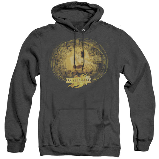 Mirrormask - Sketch - Adult Heather Hoodie - Black