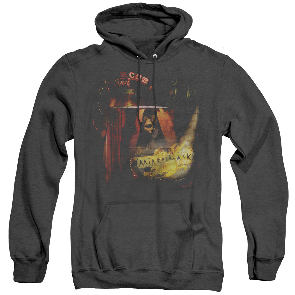 Mirrormask - Big Top Poster - Adult Heather Hoodie - Black