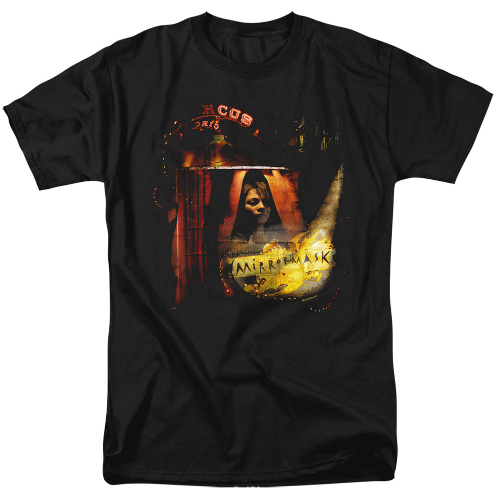 Mirrormask - Big Top Poster - Short Sleeve Adult 18/1 - Black T-shirt
