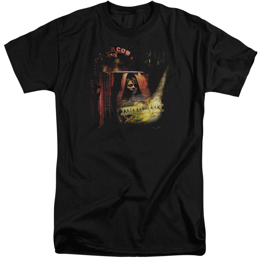 Mirrormask - Big Top Poster - Short Sleeve Adult Tall - Black T-shirt
