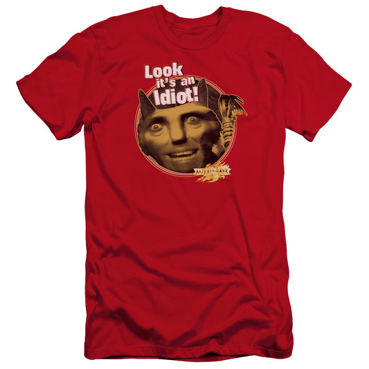 Mirrormask - Riddle Me This-premuim Canvas Adult Slim Fit 30/1 - Red