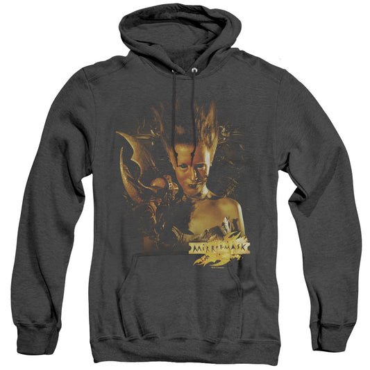 Mirrormask - Queen Of Shadows - Adult Heather Hoodie - Black