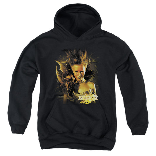 Mirrormask Queen Of Shadows-youth Pull-over Hoodie - Black