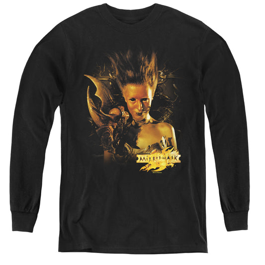 Mirrormask Queen Of Shadows - Youth Long Sleeve Tee - Black